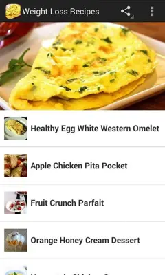 Weight Loss Recipes android App screenshot 2